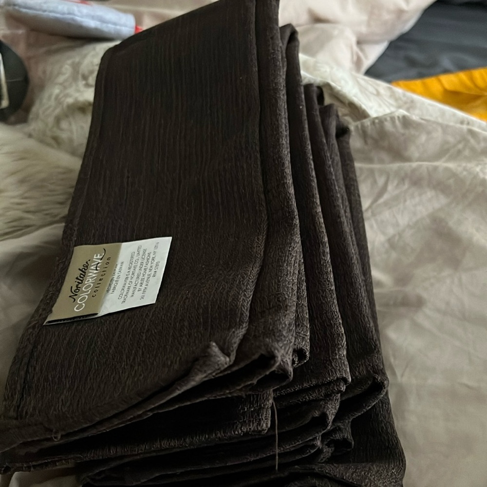 Set of 6 large dinner napkins
